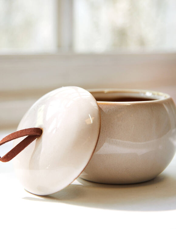 Pot en céramique (beige) Pot en céramique (beige)